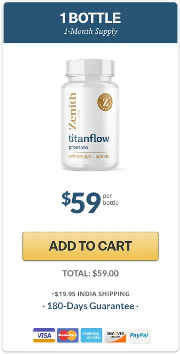 TitanFlow one bottle